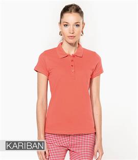 Kariban Ladies Short Sleeve Pique Polo Shirt
